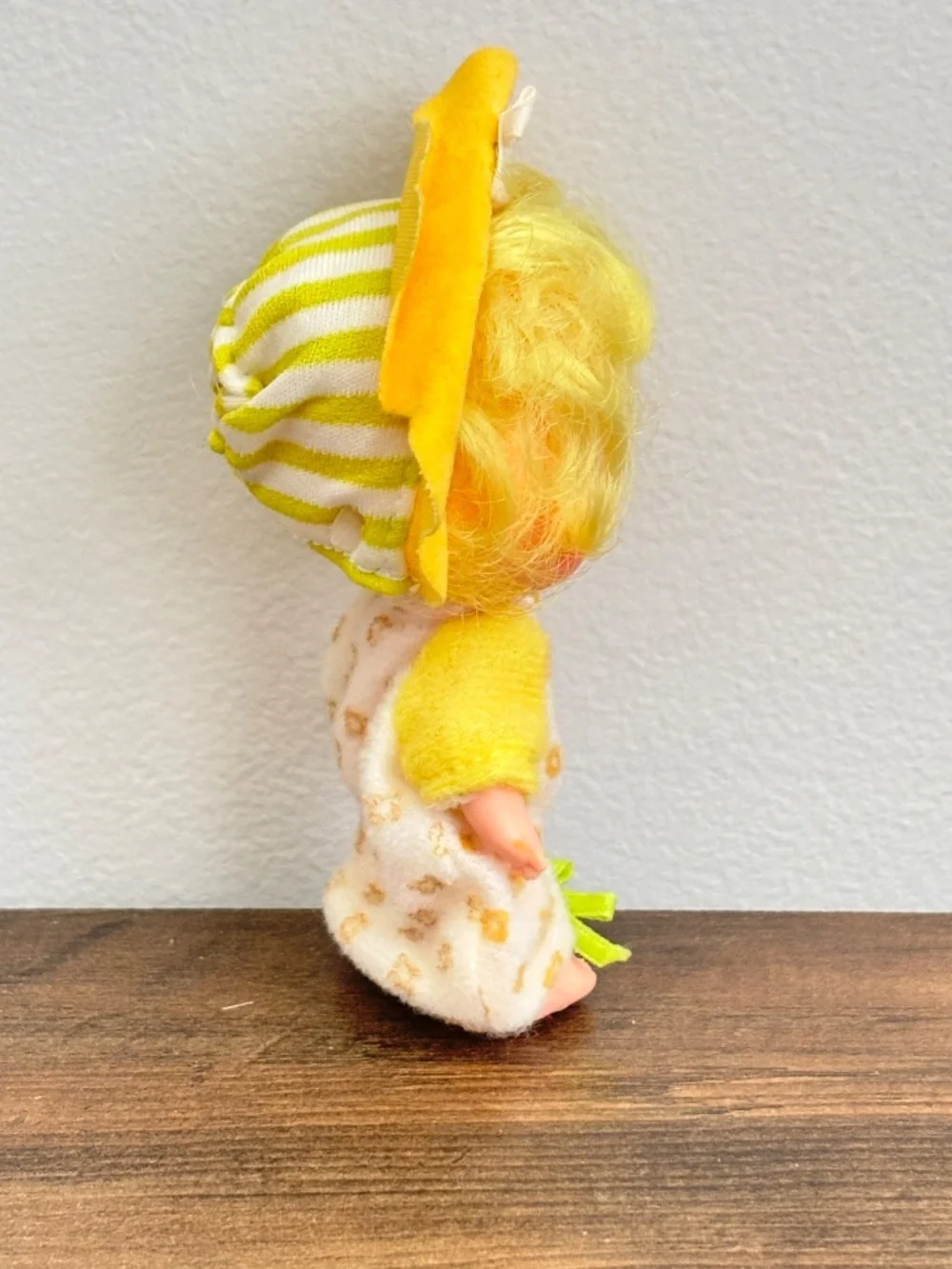 VINTAGE Strawberry Shortcake Butter Cookie Doll Toy Figure Yellow Outfit 1979